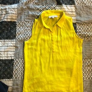 Loft XSP sleeveless dress shirt